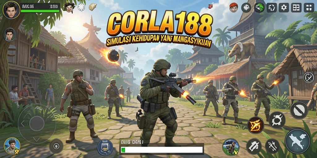 Tampilan gameplay seru dan interaktif dari CORLA188.