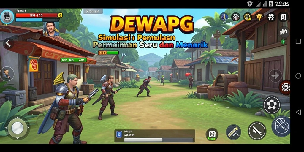 Tampilan gameplay DEWAPG yang seru dan interaktif.