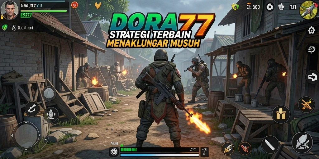 Tampilan gameplay DORA77 yang menegangkan dan penuh strategi.
