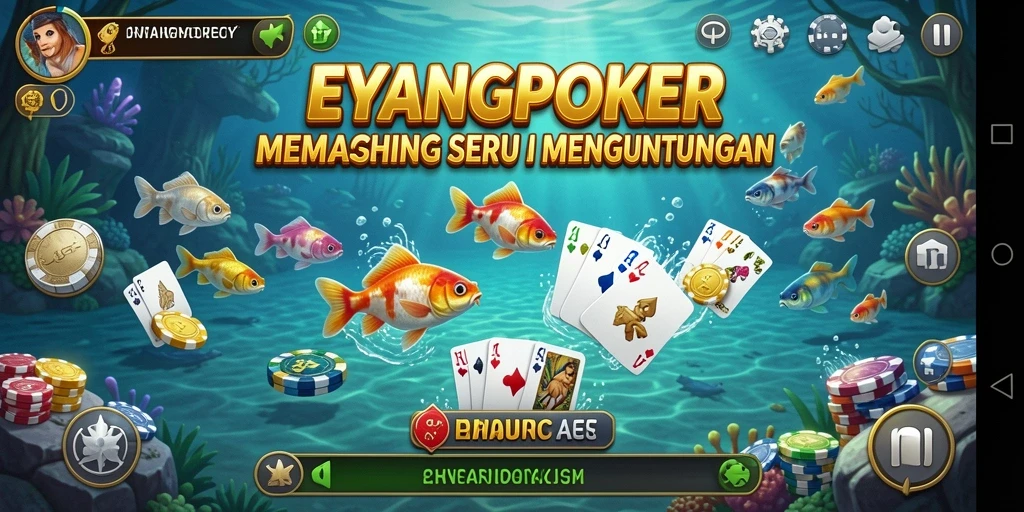 Gameplay memancing yang seru dan mendebarkan di EYANGPOKER.