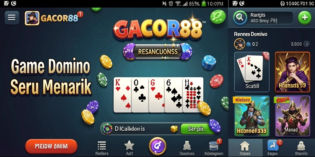 Tampilan gameplay GACOR88 yang seru dan interaktif.