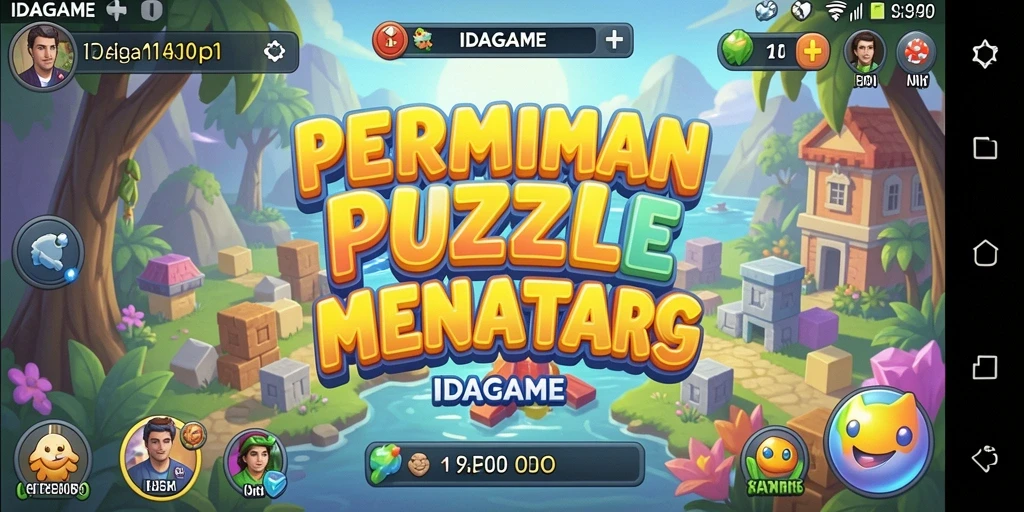 Tampilan gameplay IDAGAME yang seru dan menantang.