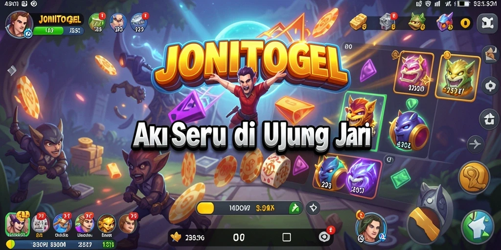 Tampilan menegangkan dari gameplay JONITOGEL yang penuh aksi.