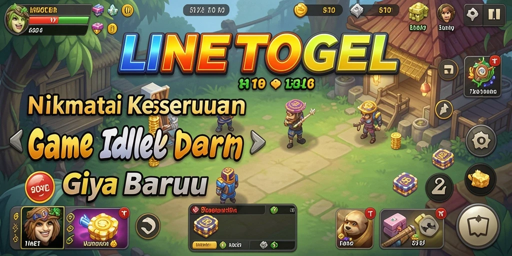 Tampilan gameplay santai dan menyenangkan di LINETOGEL.