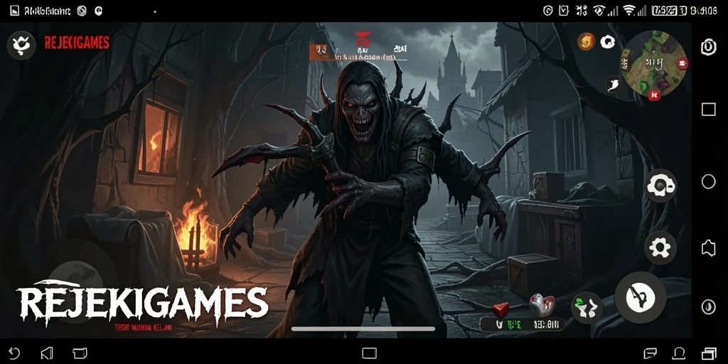 Menampilkan gameplay menegangkan REJEKIGAMES yang penuh misteri.