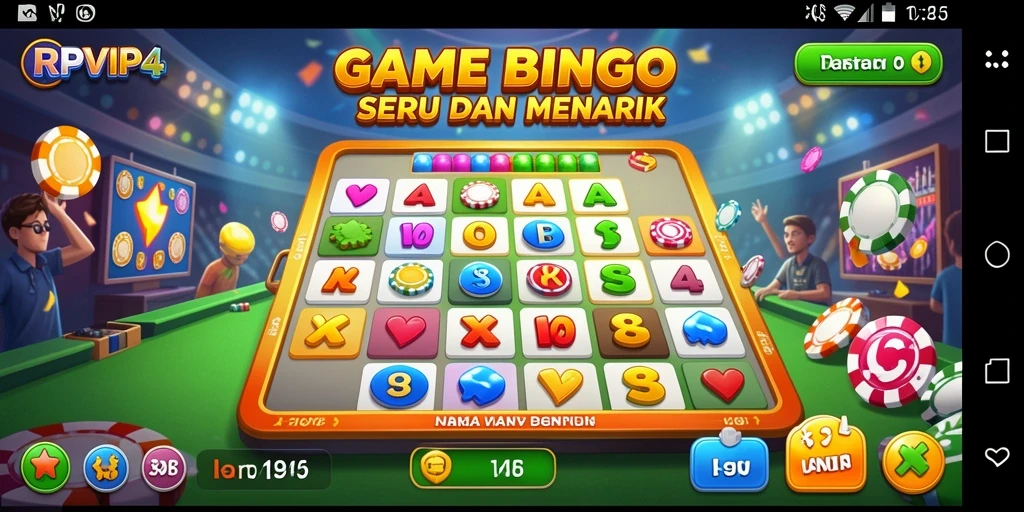Tampilan gameplay RPVIP4 dengan suasana Bingo yang seru.