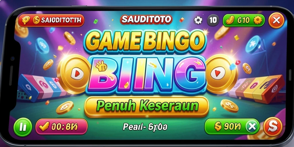 Tampilan gameplay SAUDITOTO yang mengasyikkan dan penuh warna.