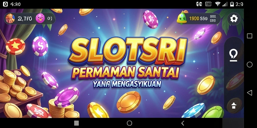 Tangkapan layar gameplay SLOTSRI yang penuh warna dan seru.