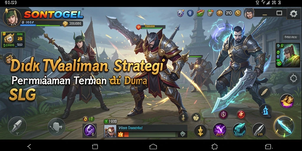 Tampilan gameplay menarik dengan aksi strategis di SONTOGEL.