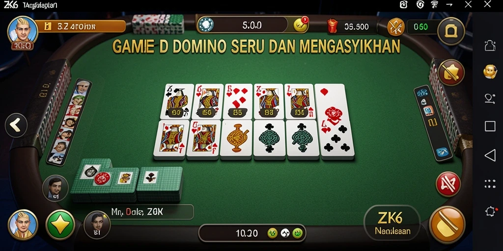 Tampilan gameplay yang menarik dan interaktif di ZK6.