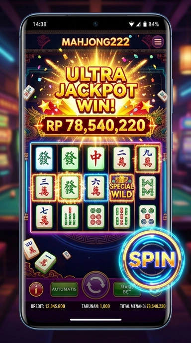 Tampilan aplikasi mahjong222 yang modern dan intuitif.